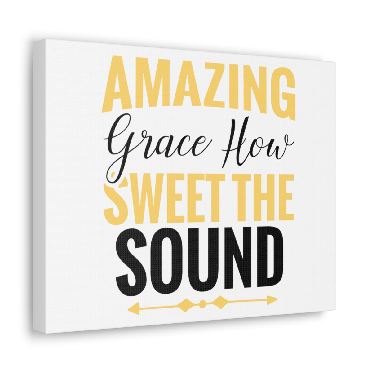 Scripture Walls Grace How Sweet 1 Corinthians 15:10 Christian Wall Art Print Ready to Hang Unframed-Express Your Love Gifts