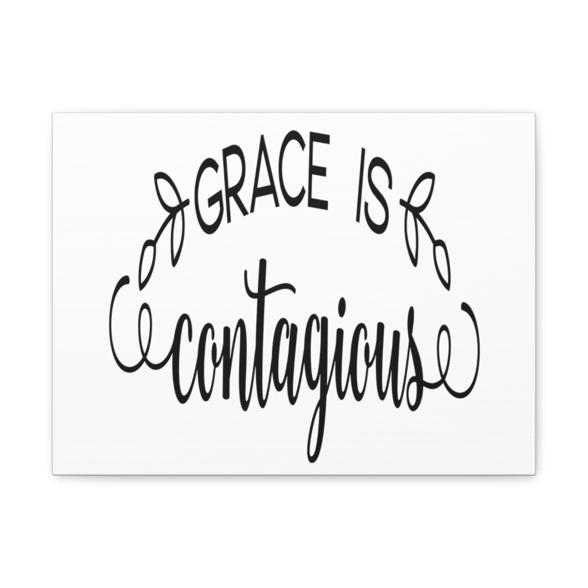 Scripture Walls Grace Is Contagious 2 Corinthians 12:8-9 Christian Wall Art Print Ready to Hang Unframed-Express Your Love Gifts