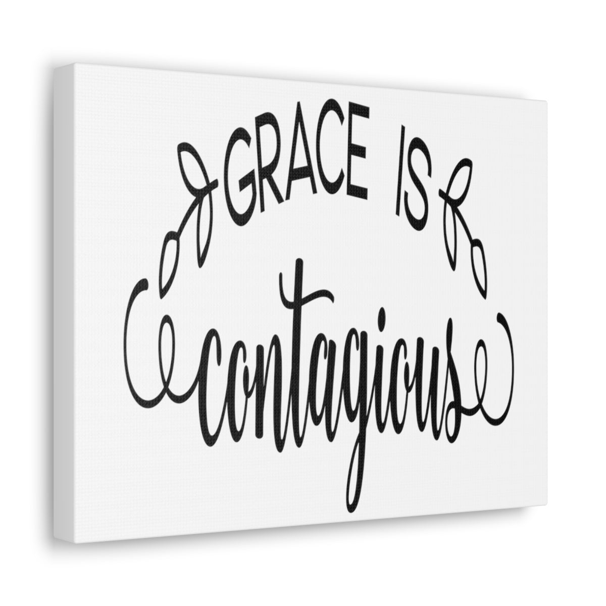 Scripture Walls Grace Is Contagious 2 Corinthians 12:8-9 Christian Wall Art Print Ready to Hang Unframed-Express Your Love Gifts