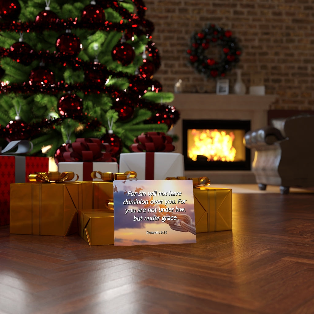 Scripture Walls Grace Romans 6:14 Bible Verse Canvas Christian Wall Art Ready to Hang Unframed-Express Your Love Gifts