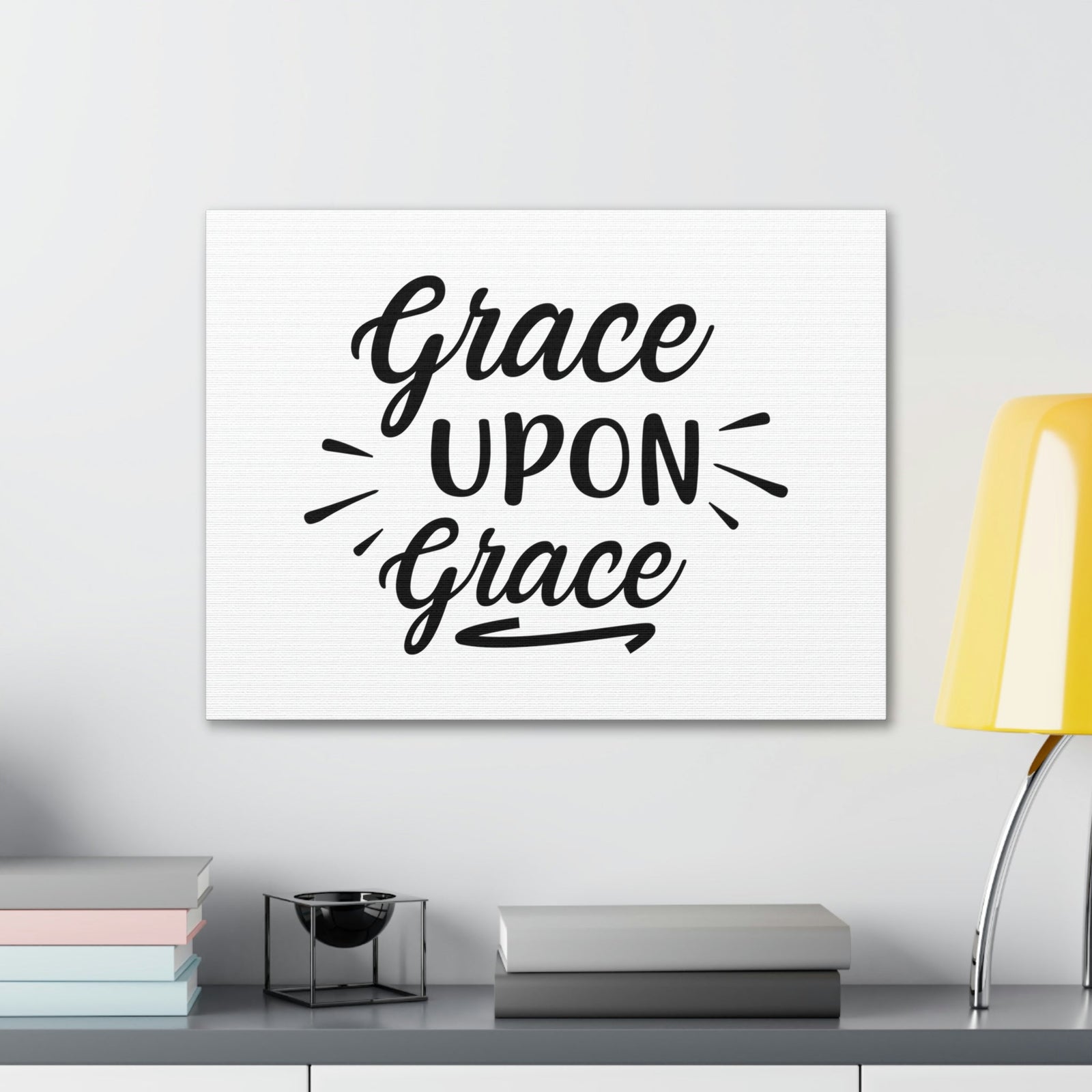 Scripture Walls Grace Upon Grace Acts 15:11 Christian Wall Art Print Ready to Hang Unframed-Express Your Love Gifts