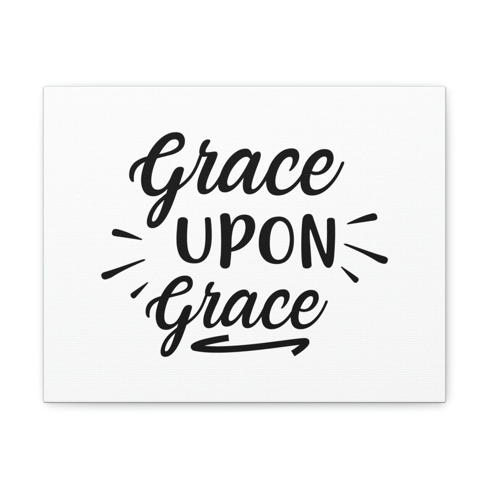 Scripture Walls Grace Upon Grace Acts 15:11 Christian Wall Art Print Ready to Hang Unframed-Express Your Love Gifts