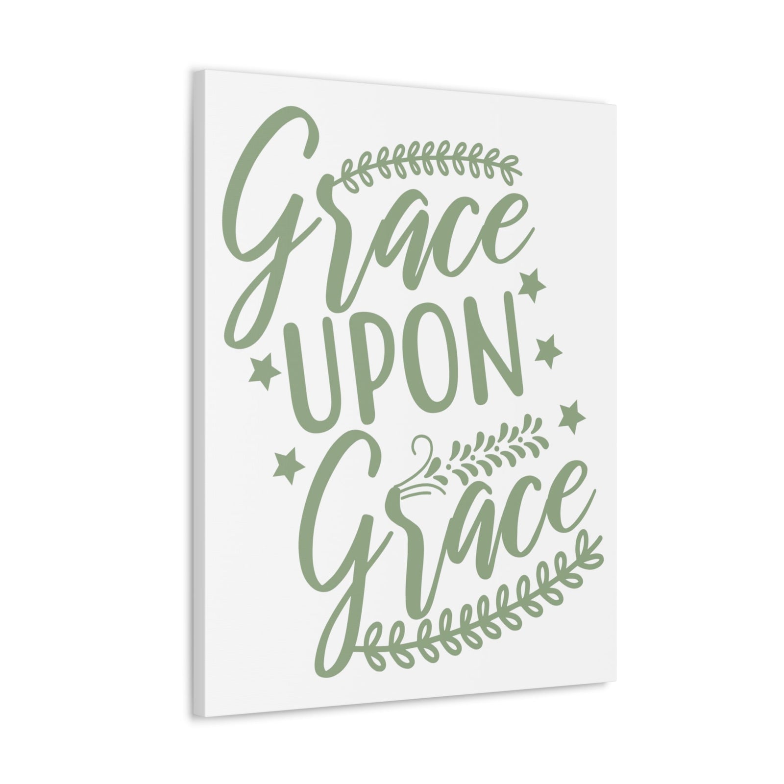 Scripture Walls Grace Upon Grace Ephesians 2:8 Christian Wall Art Print Ready to Hang Unframed-Express Your Love Gifts