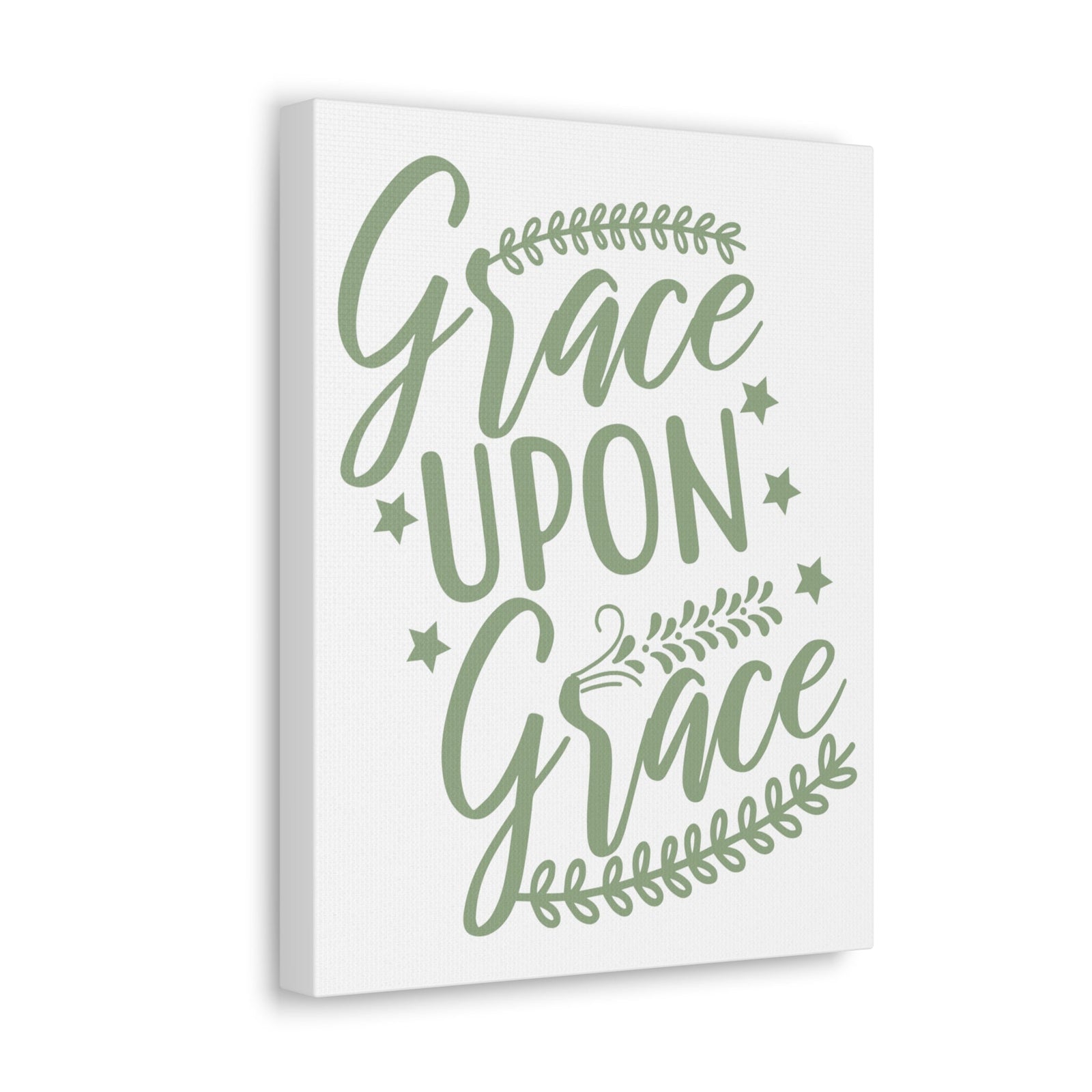 Scripture Walls Grace Upon Grace Ephesians 2:8 Christian Wall Art Print Ready to Hang Unframed-Express Your Love Gifts