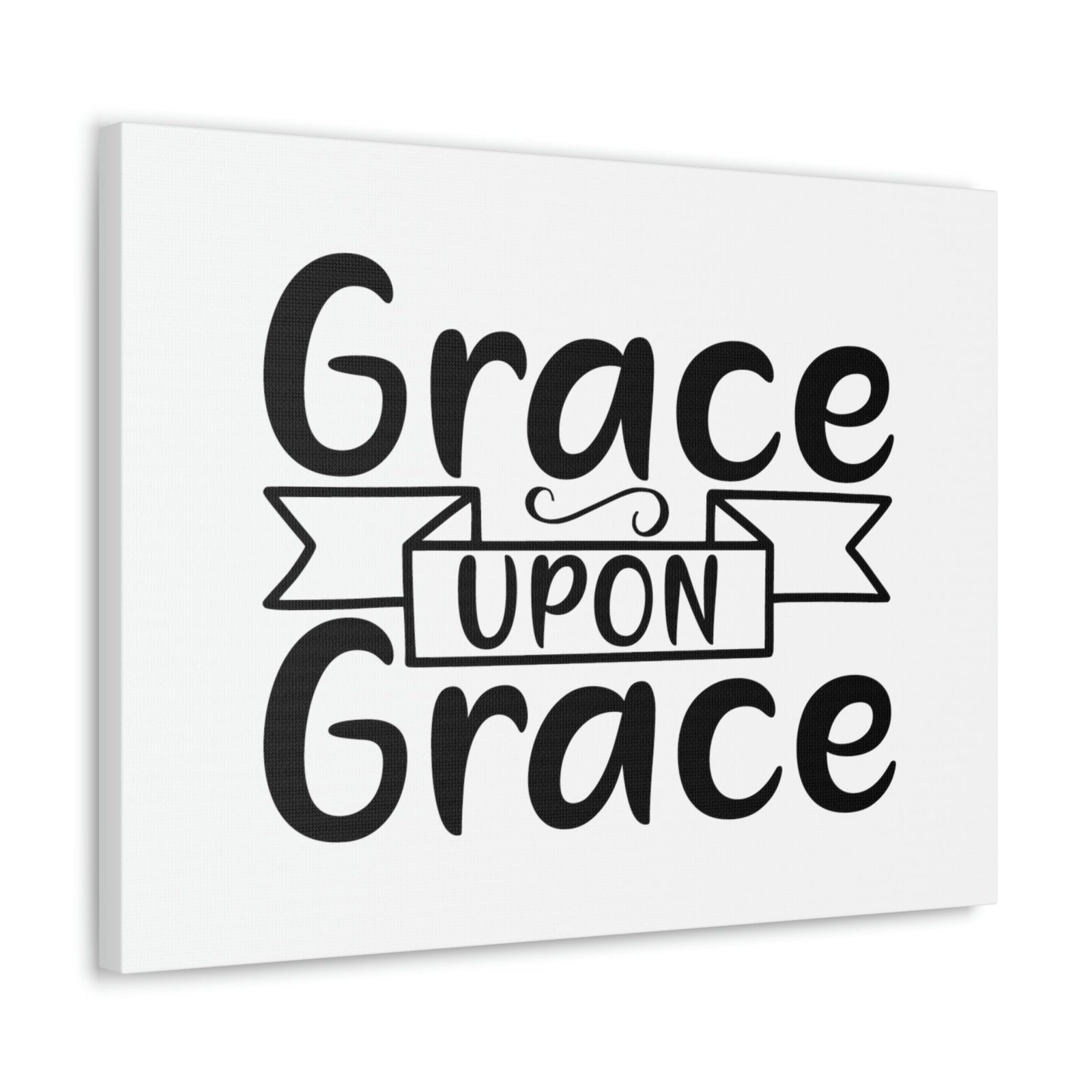 Scripture Walls Grace Upon Grace John 1:16 Christian Wall Art Bible Verse Print Ready to Hang Unframed-Express Your Love Gifts