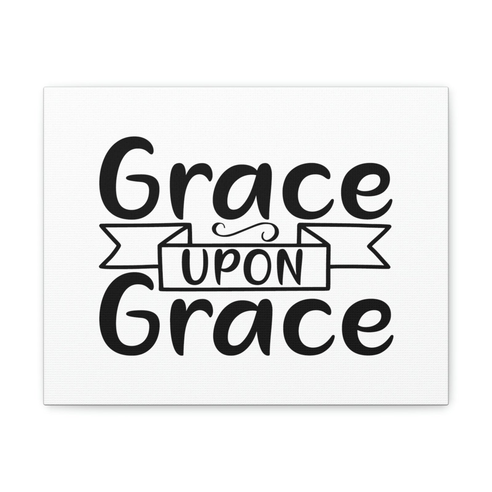 Scripture Walls Grace Upon Grace John 1:16 Christian Wall Art Bible Verse Print Ready to Hang Unframed-Express Your Love Gifts