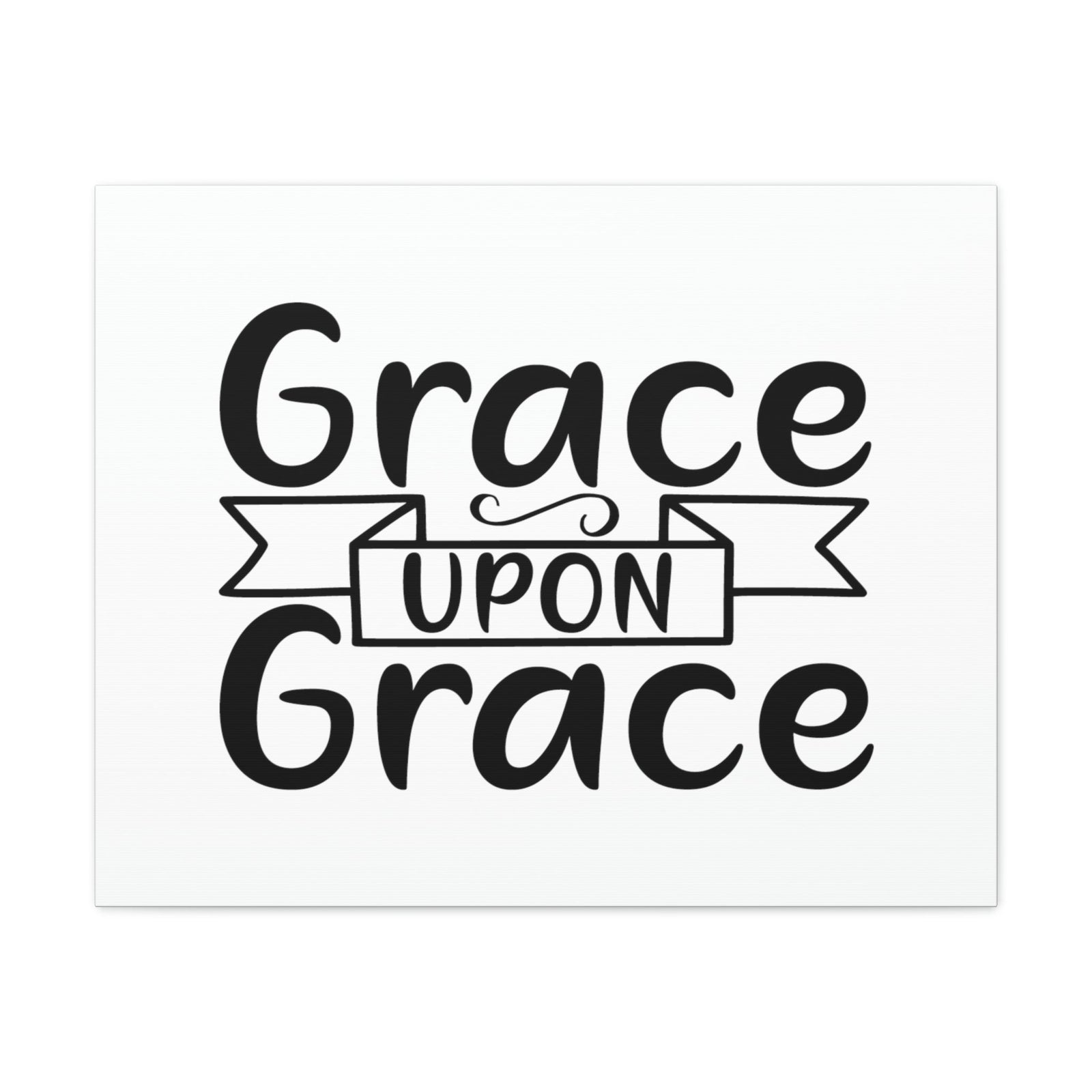 Scripture Walls Grace Upon Grace John 1:16 Christian Wall Art Bible Verse Print Ready to Hang Unframed-Express Your Love Gifts