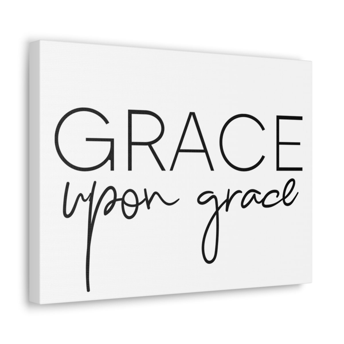 Scripture Walls Grace Upon Grace John 1:16 Christian Wall Art Print Ready to Hang Unframed-Express Your Love Gifts