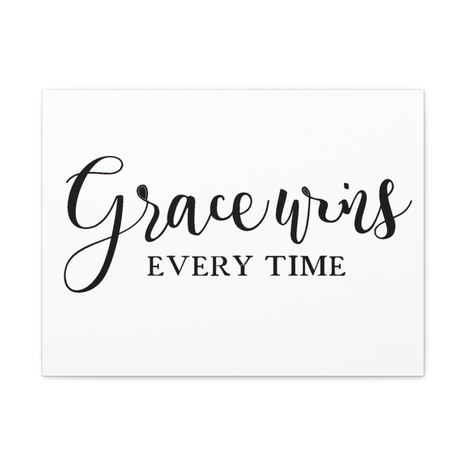 Scripture Walls Grace Wins Every Time 2 Timothy 1:9 Christian Wall Art Print Ready to Hang Unframed-Express Your Love Gifts