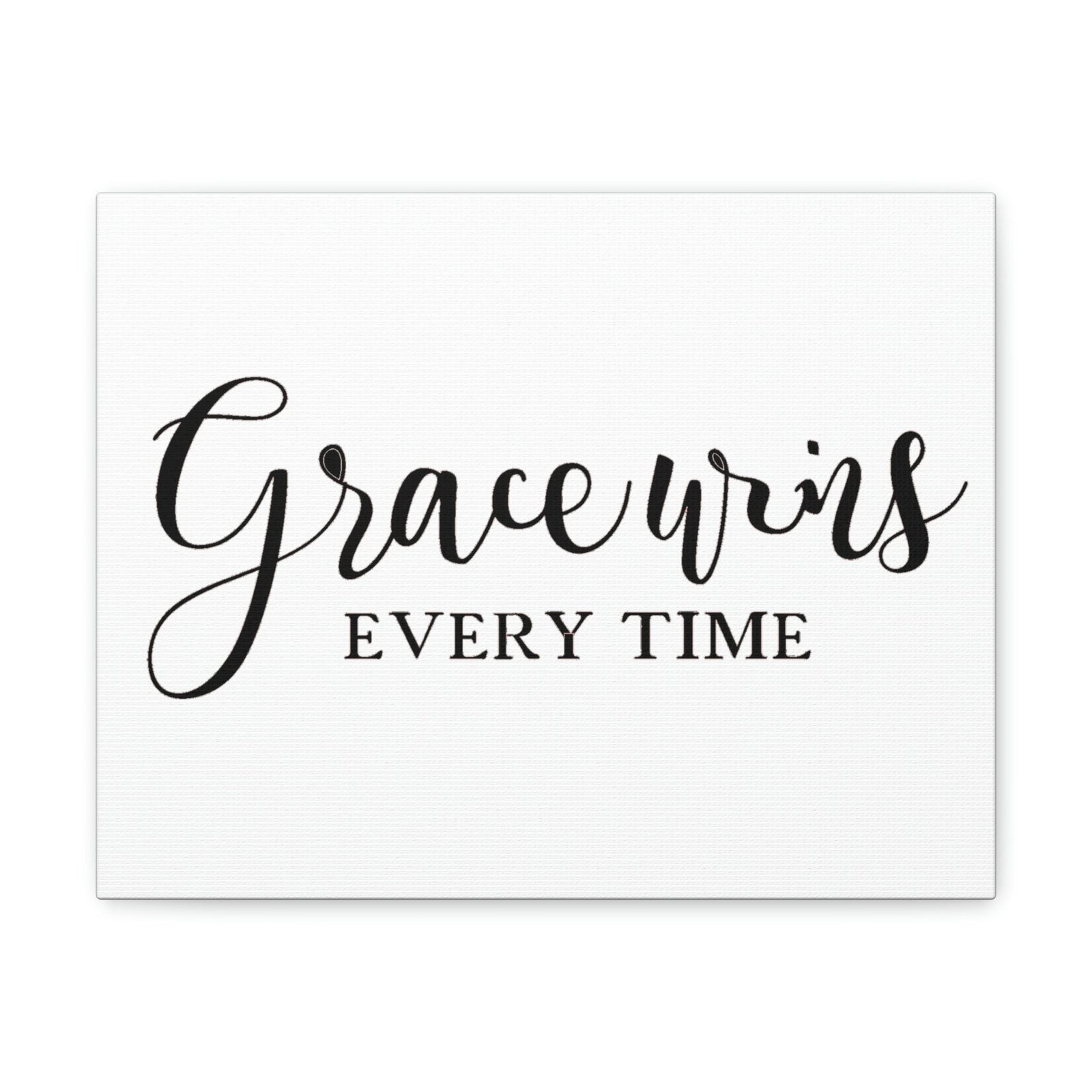 Scripture Walls Grace Wins Every Time 2 Timothy 1:9 Christian Wall Art Print Ready to Hang Unframed-Express Your Love Gifts