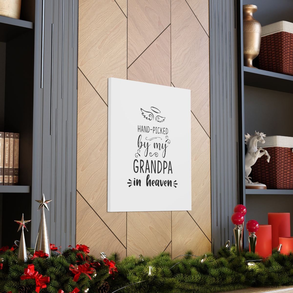 Scripture Walls Grandpa In Heaven 1 Peter 2:9 Christian Wall Art Bible Verse Print Ready to Hang Unframed-Express Your Love Gifts