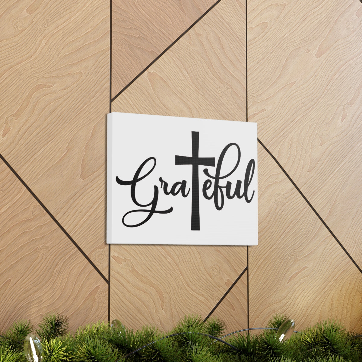 Scripture Walls Grateful Psalm 118:1 Christian Wall Art Print Ready to Hang Unframed-Express Your Love Gifts