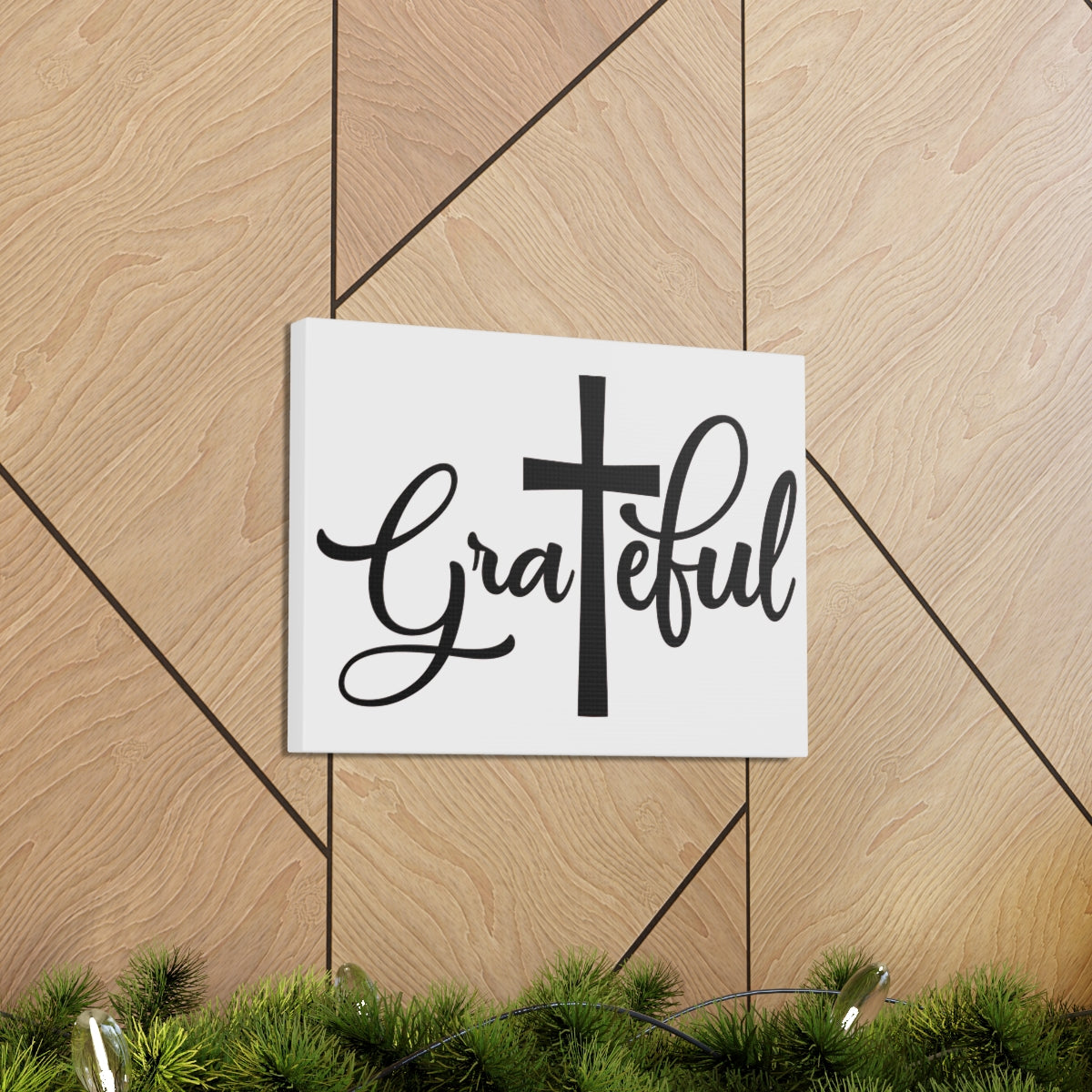 Scripture Walls Grateful Psalm 118:1 Christian Wall Art Print Ready to Hang Unframed-Express Your Love Gifts
