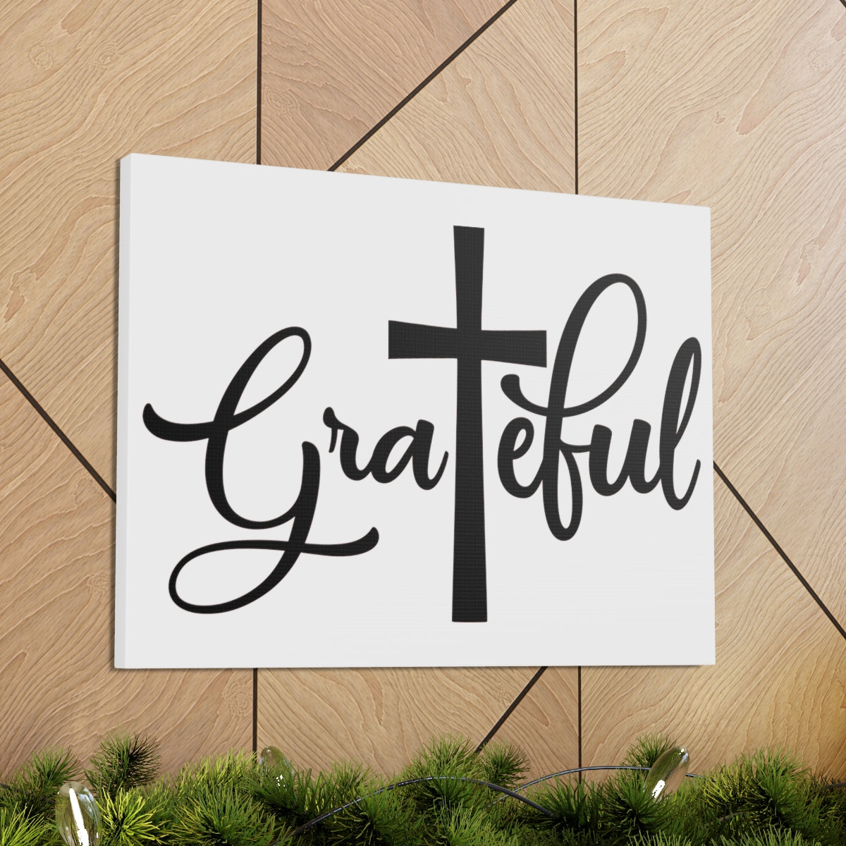 Scripture Walls Grateful Psalm 118:1 Christian Wall Art Print Ready to Hang Unframed-Express Your Love Gifts