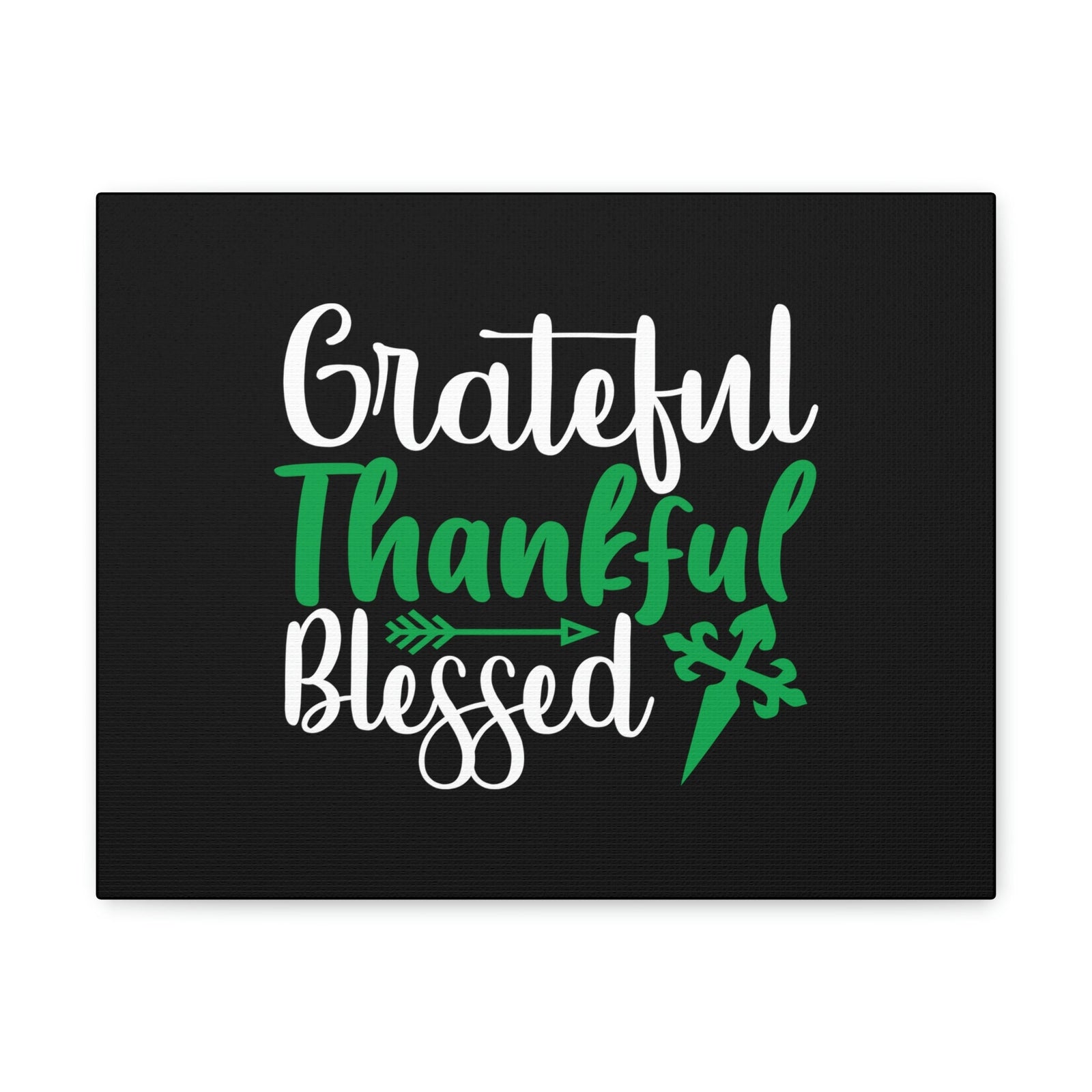 Scripture Walls Grateful, Thankful, Blessed Psalm 106:1 Christian Wall Art Bible Verse Print Ready to Hang Unframed-Express Your Love Gifts