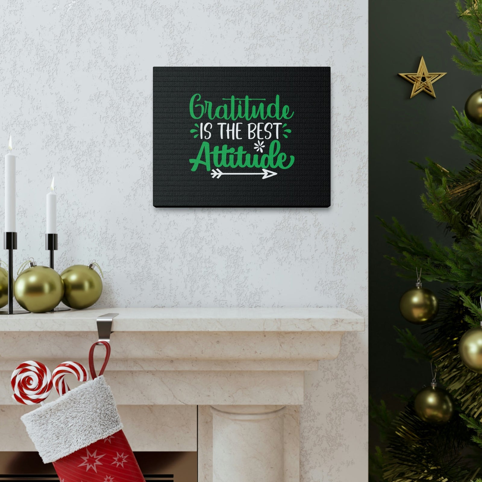 Scripture Walls Gratitude Is The Best Attitude Colossians 3:17 Christian Wall Art Bible Verse Print Ready to Hang Unframed-Express Your Love Gifts