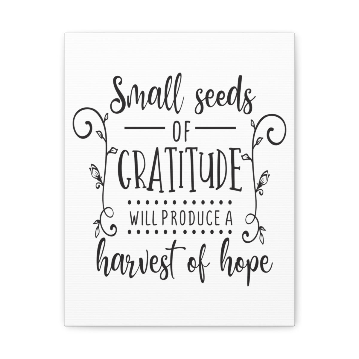 Scripture Walls Gratitude Will Produce 1 Thessalonians 5:18 Christian Wall Art Print Ready to Hang Unframed-Express Your Love Gifts