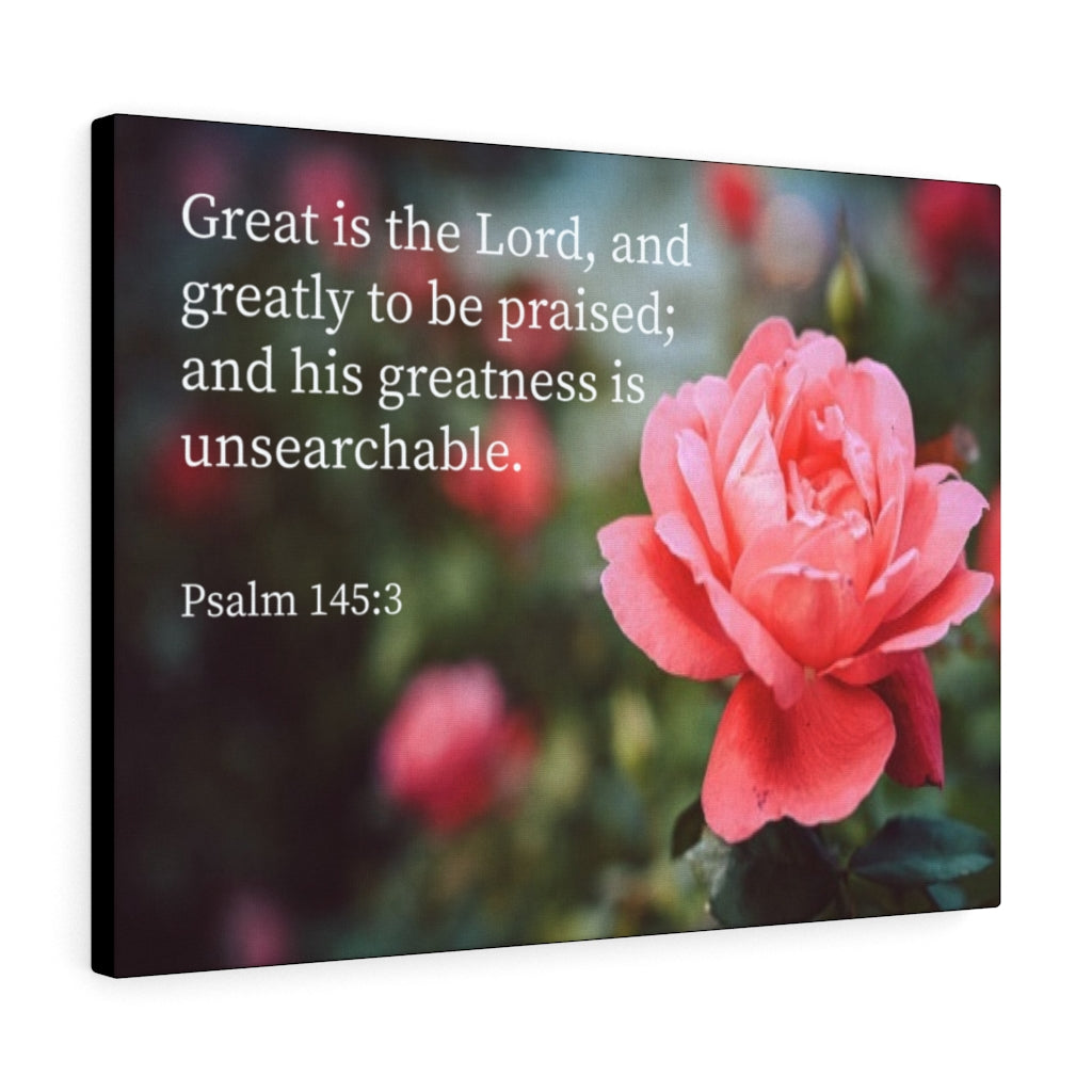 Scripture Walls Greart is The Lord Psalm 56:3 Bible Verse Canvas Christian Wall Art Ready to Hang Unframed-Express Your Love Gifts