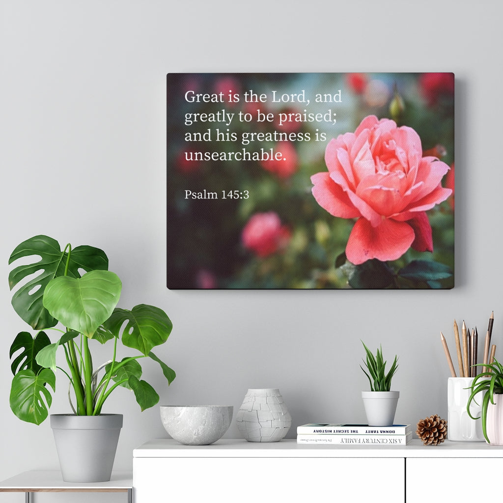 Scripture Walls Greart is The Lord Psalm 56:3 Bible Verse Canvas Christian Wall Art Ready to Hang Unframed-Express Your Love Gifts