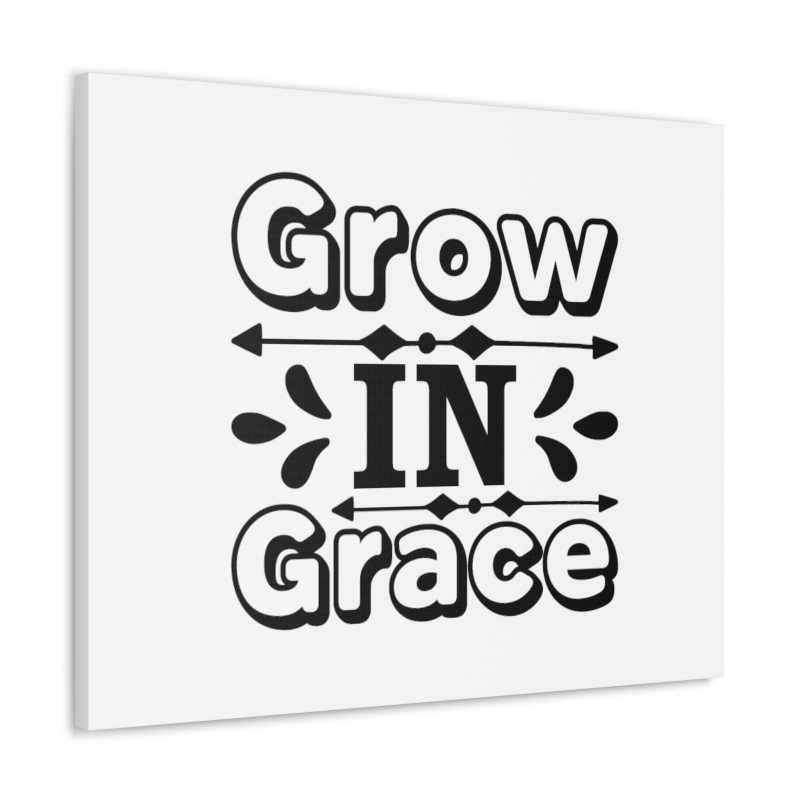 Scripture Walls Grow In Grace 2 Peter 3:18 Bordered Christian Wall Art Bible Verse Print Ready to Hang Unframed-Express Your Love Gifts