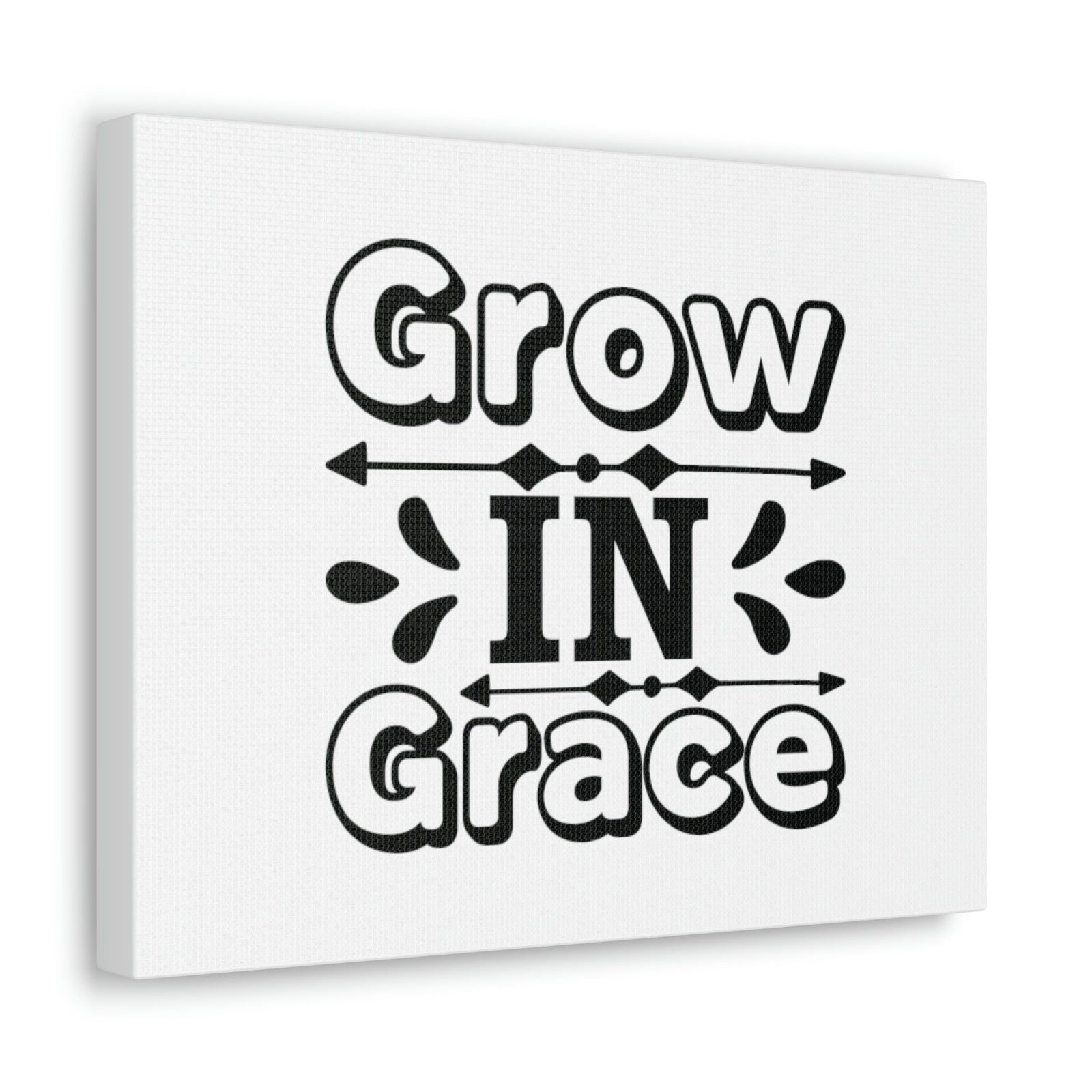 Scripture Walls Grow In Grace 2 Peter 3:18 Bordered Christian Wall Art Bible Verse Print Ready to Hang Unframed-Express Your Love Gifts