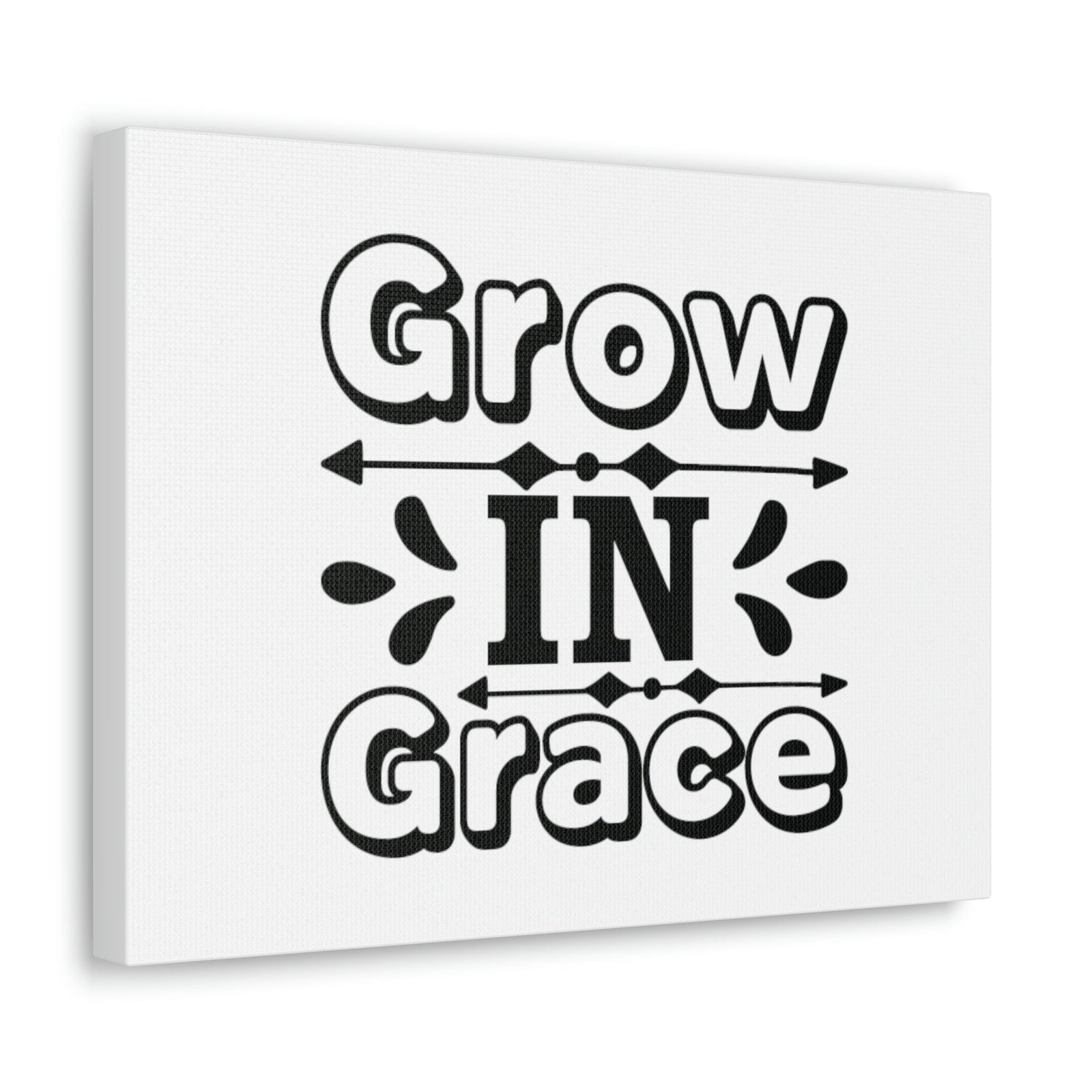 Scripture Walls Grow In Grace 2 Peter 3:18 Bordered Christian Wall Art Bible Verse Print Ready to Hang Unframed-Express Your Love Gifts
