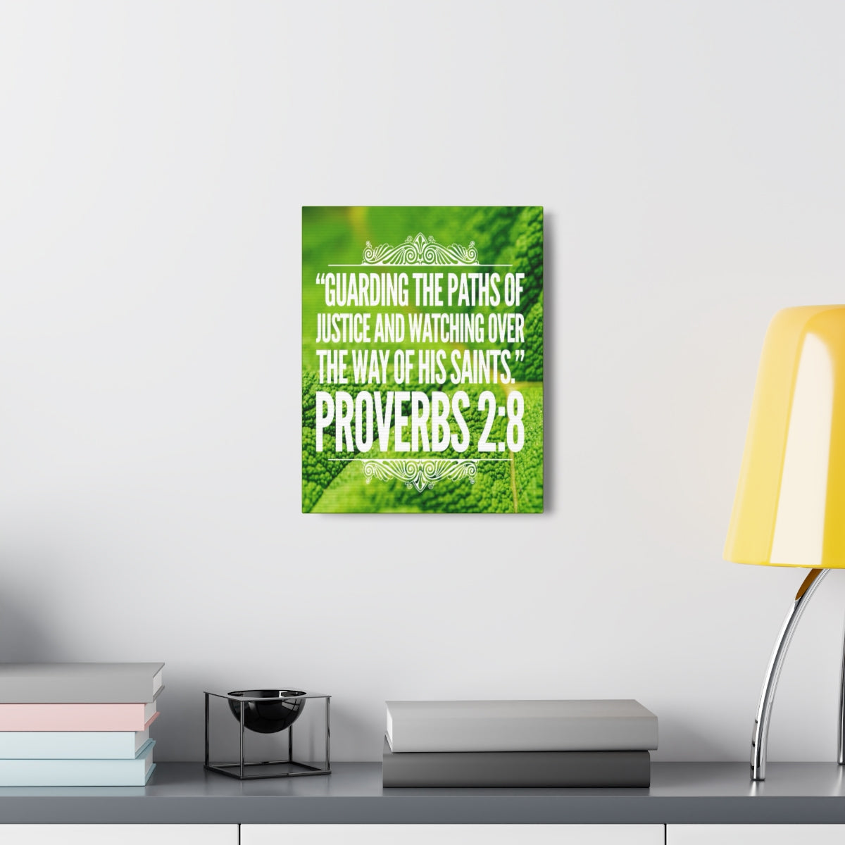 Scripture Walls Guarding The Paths Proverbs 2:8 Bible Verse Canvas Christian Wall Art Bible Verse Print Ready To Hang Unframed-Express Your Love Gifts