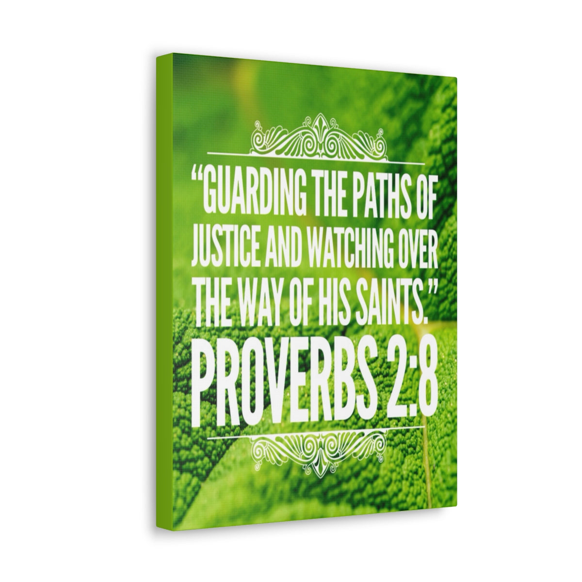 Scripture Walls Guarding The Paths Proverbs 2:8 Bible Verse Canvas Christian Wall Art Bible Verse Print Ready To Hang Unframed-Express Your Love Gifts