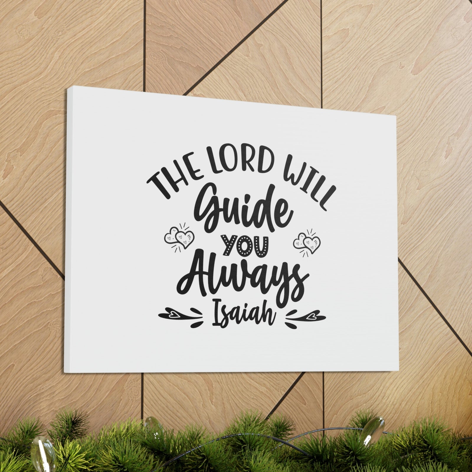 Scripture Walls Guide You Always Isaiah 58:11 Christian Wall Art Bible Verse Print Ready to Hang Unframed-Express Your Love Gifts
