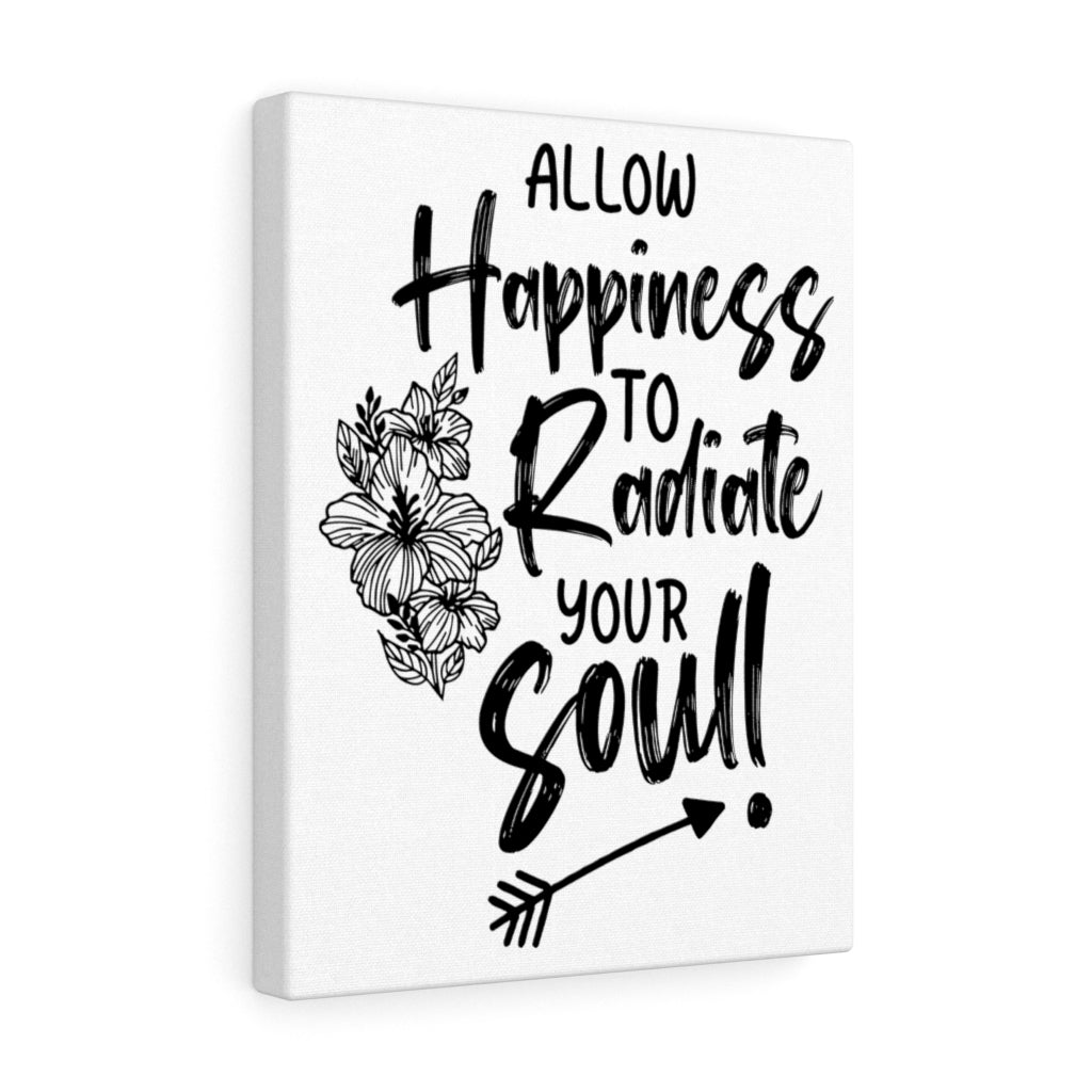 Scripture Walls Happiness To Radiate Bible Verse Canvas Christian Wall Art Ready to Hang Unframed-Express Your Love Gifts