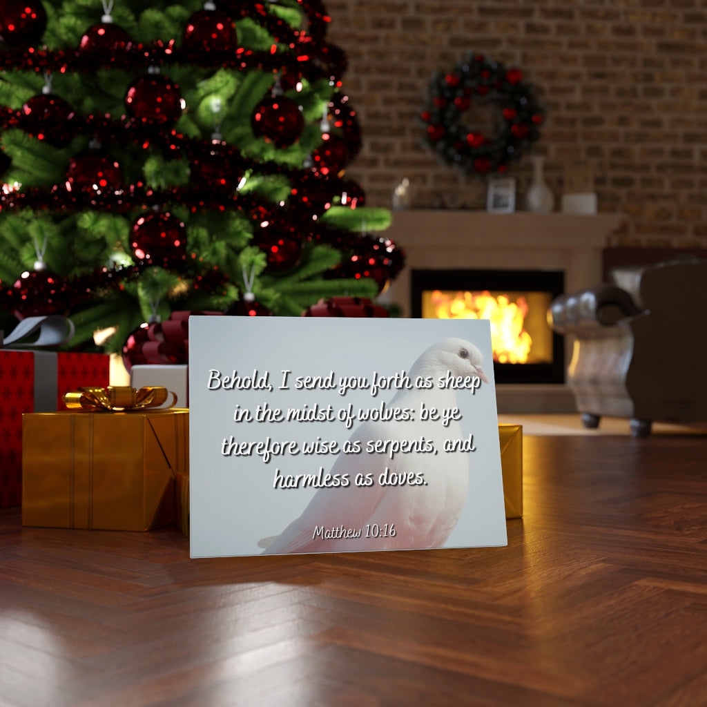 Scripture Walls Harmless As Doves Matthew 10:16 Bible Verse Canvas Christian Wall Art Ready to Hang Unframed-Express Your Love Gifts