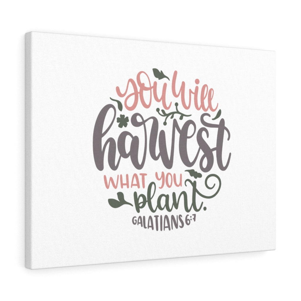 Scripture Walls Harvest What You Plant Galatians 6:7 Bible Verse Canvas Christian Wall Art Ready to Hang Unframed-Express Your Love Gifts