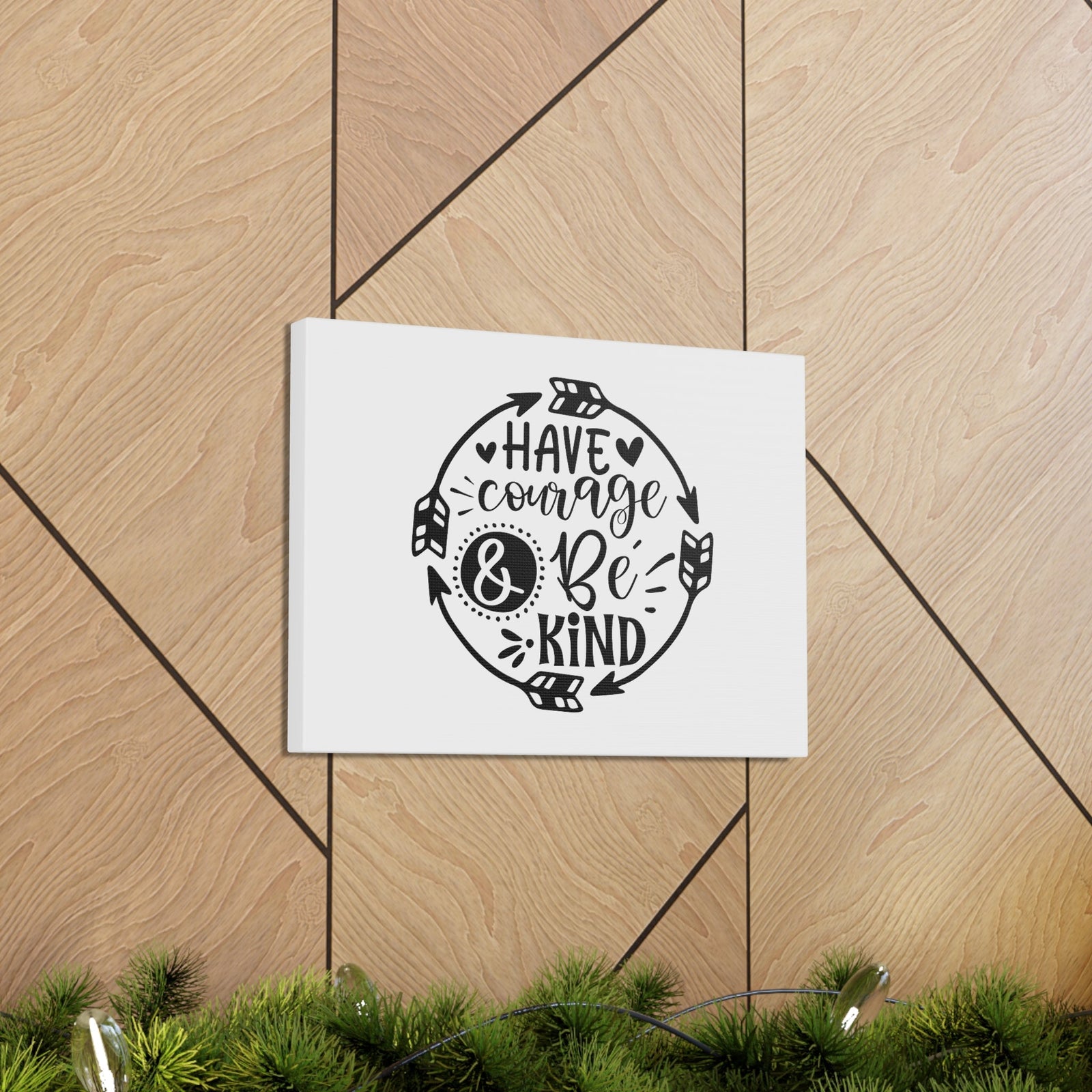 Scripture Walls Have Courage & Be Kind 2 Samuel 10:12 Arrow Christian Wall Art Bible Verse Print Ready to Hang Unframed-Express Your Love Gifts