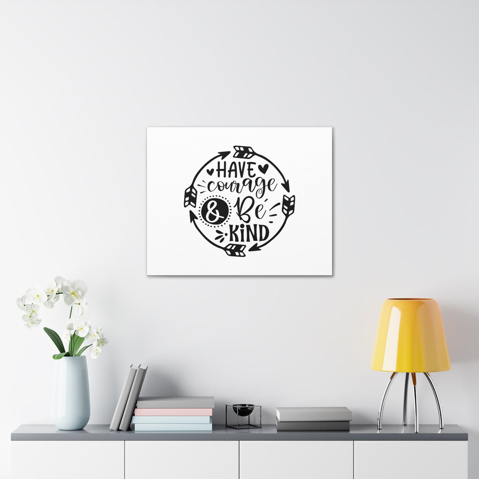 Scripture Walls Have Courage & Be Kind 2 Samuel 10:12 Arrow Christian Wall Art Bible Verse Print Ready to Hang Unframed-Express Your Love Gifts