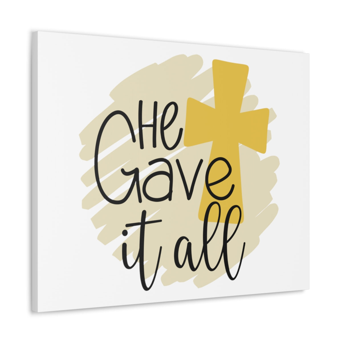Scripture Walls He Gave It All John 3:16 Christian Wall Art Print Ready to Hang Unframed-Express Your Love Gifts