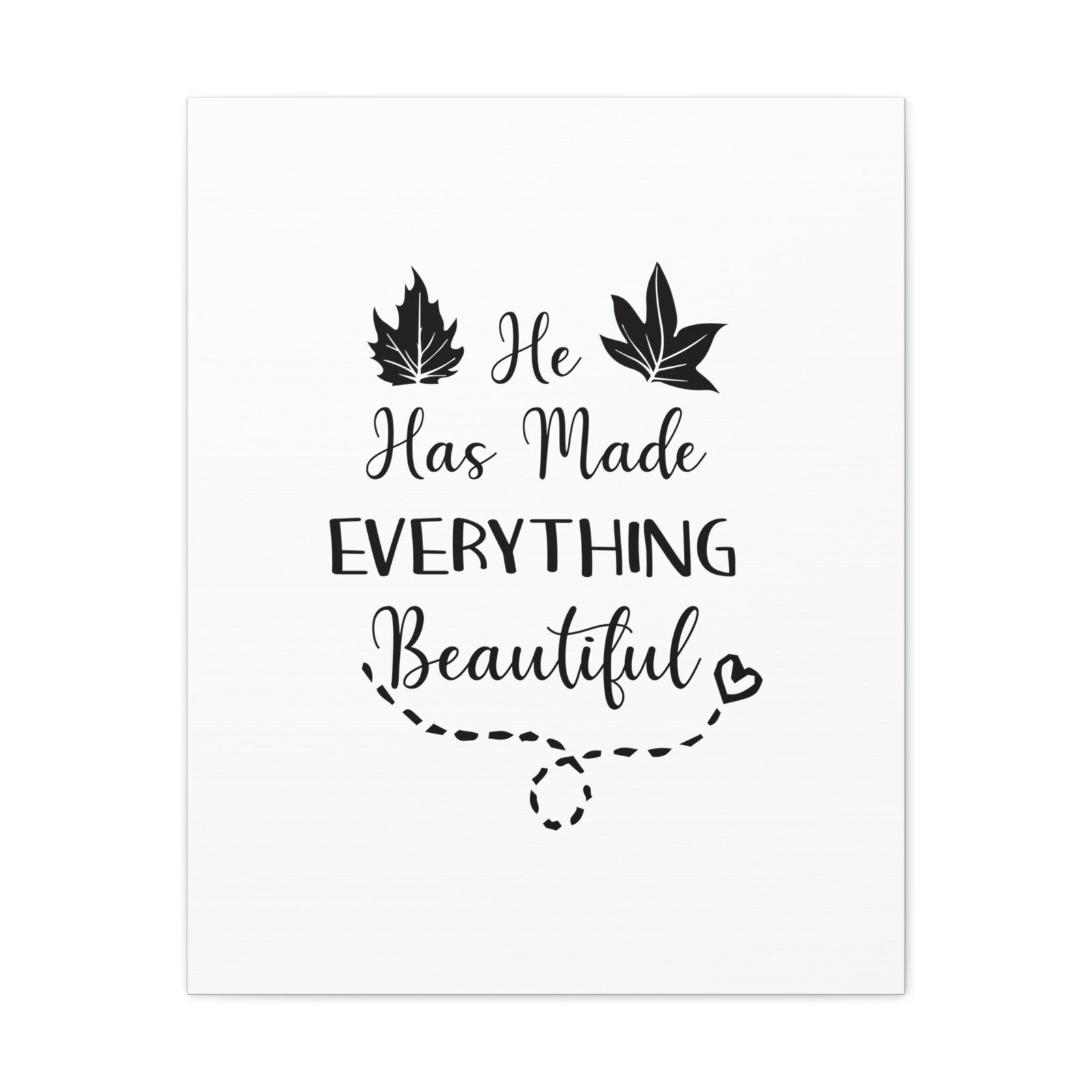 Scripture Walls He Has Made Everything Beautiful Ecclesiastes 3:11 Christian Wall Art Bible Verse Print Ready to Hang Unframed-Express Your Love Gifts