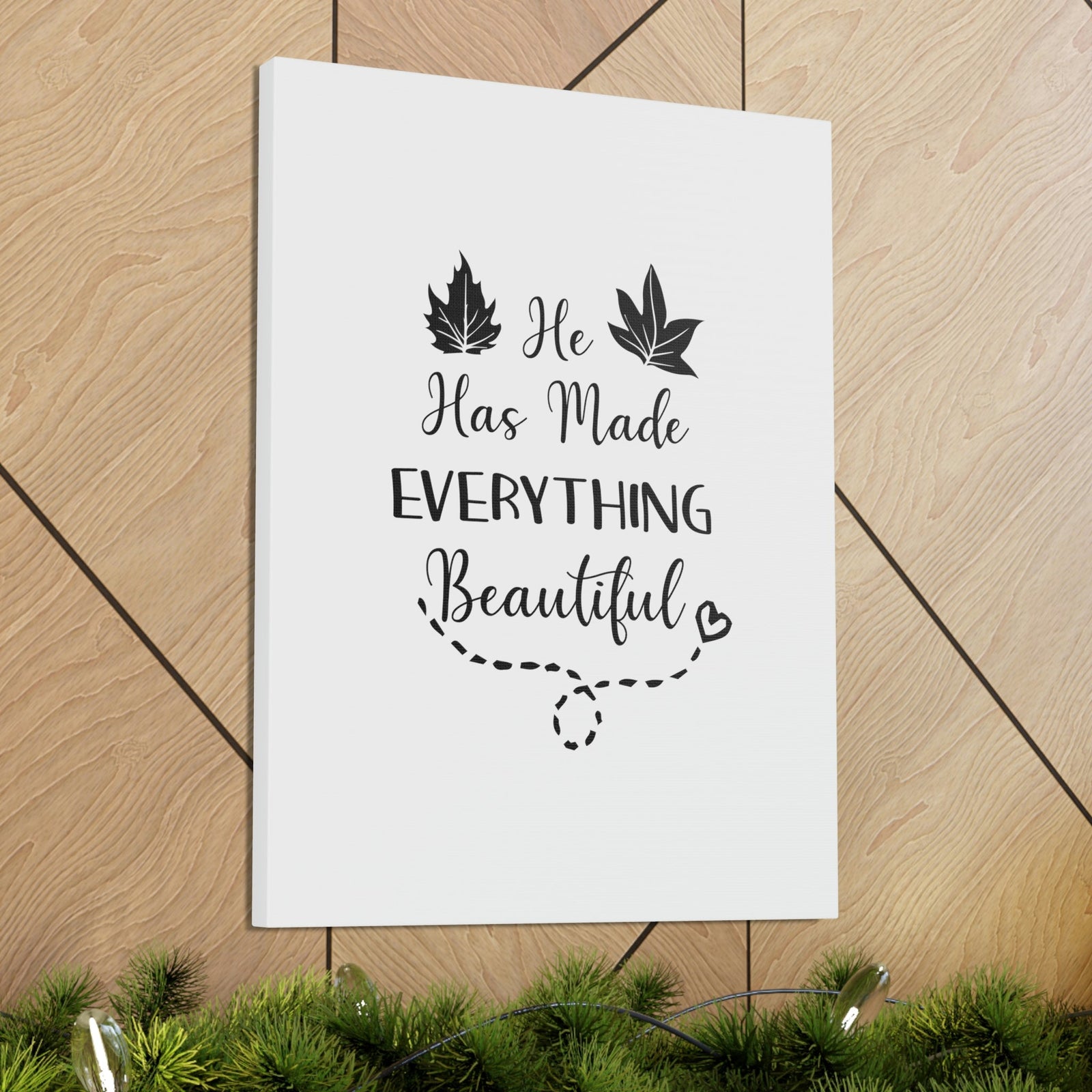 Scripture Walls He Has Made Everything Beautiful Ecclesiastes 3:11 Christian Wall Art Bible Verse Print Ready to Hang Unframed-Express Your Love Gifts
