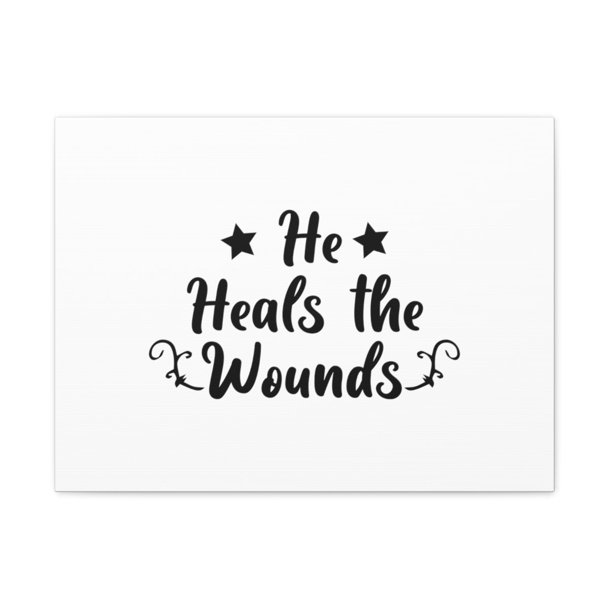 Scripture Walls He Heals The Wounds Psalm 147:3 Christian Wall Art Bible Verse Print Ready to Hang Unframed-Express Your Love Gifts