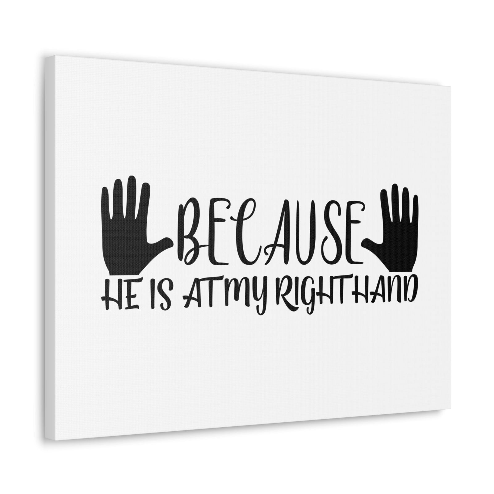 Scripture Walls He Is At My Right Hand Isaiah 41:13 Christian Wall Art Bible Verse Print Ready to Hang Unframed-Express Your Love Gifts