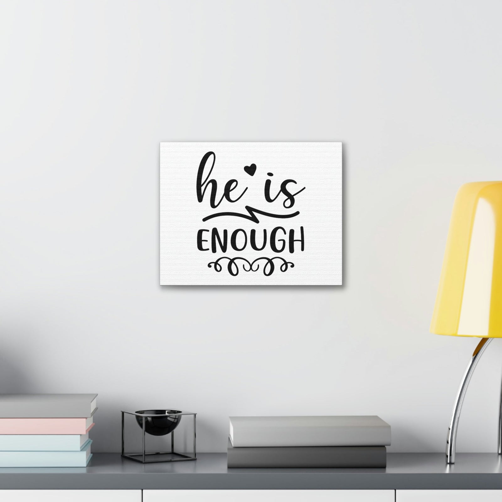 Scripture Walls He Is Enough 2 Peter 1:2 Christian Wall Art Print Ready to Hang Unframed-Express Your Love Gifts