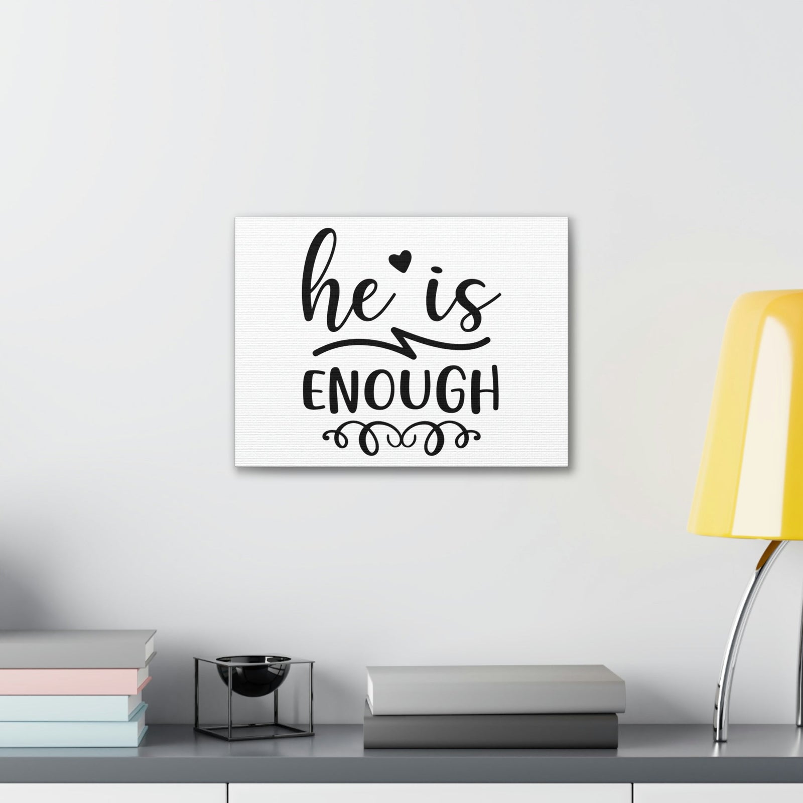 Scripture Walls He Is Enough 2 Peter 1:2 Christian Wall Art Print Ready to Hang Unframed-Express Your Love Gifts