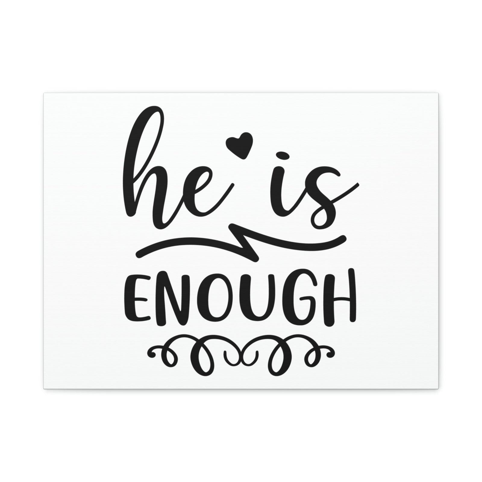 Scripture Walls He Is Enough 2 Peter 1:2 Christian Wall Art Print Ready to Hang Unframed-Express Your Love Gifts
