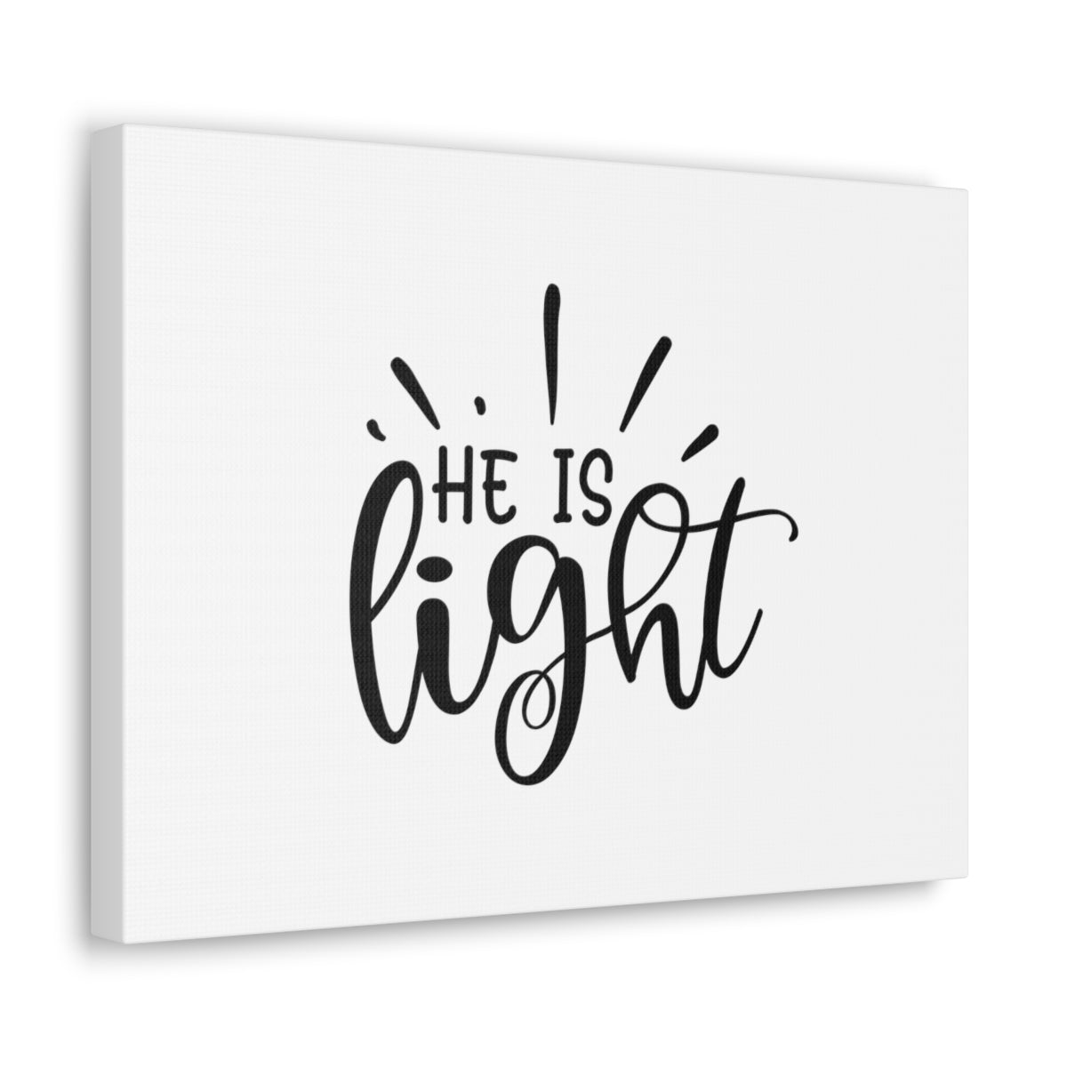 Scripture Walls He Is Light 1 John 1:5-9 Christian Wall Art Bible Verse Print Ready to Hang Unframed-Express Your Love Gifts