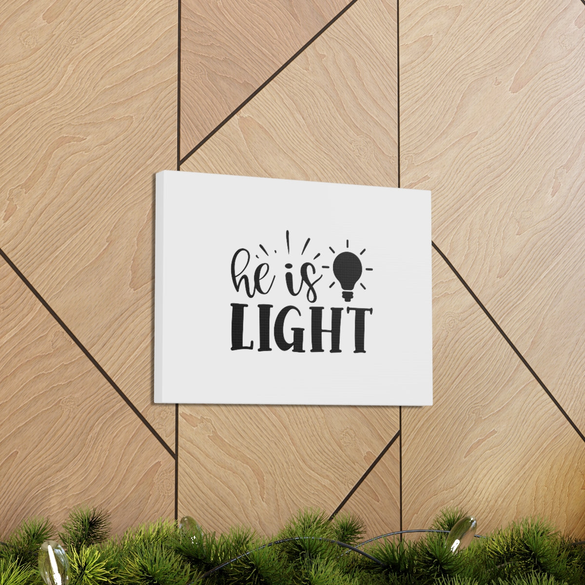 Scripture Walls He Is Light John 8:12 Christian Wall Art Bible Verse Print Ready to Hang Unframed-Express Your Love Gifts