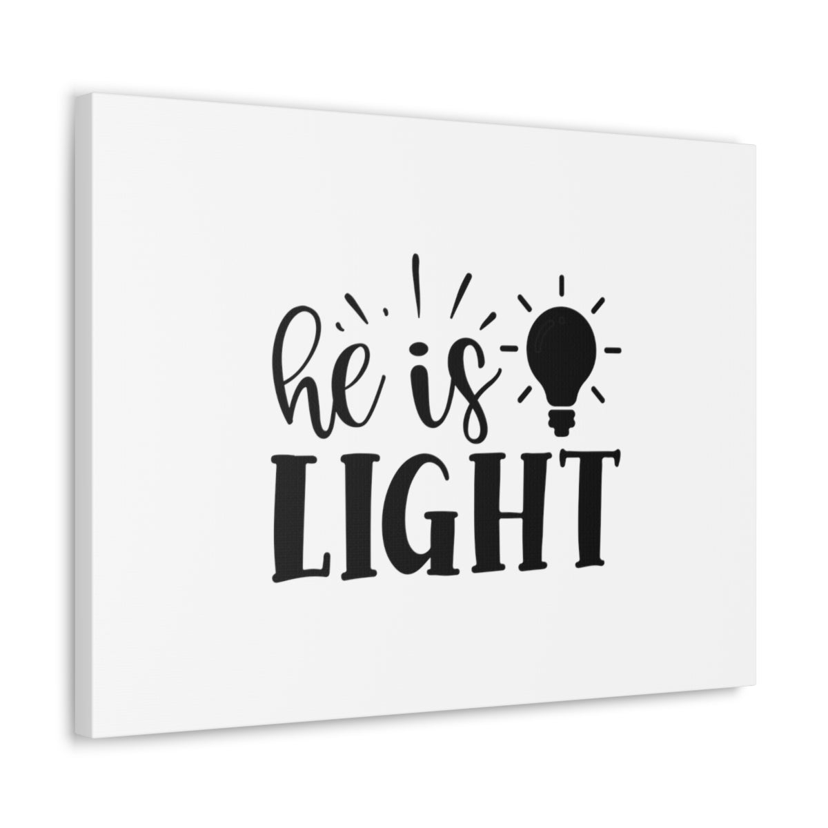 Scripture Walls He Is Light John 8:12 Christian Wall Art Bible Verse Print Ready to Hang Unframed-Express Your Love Gifts