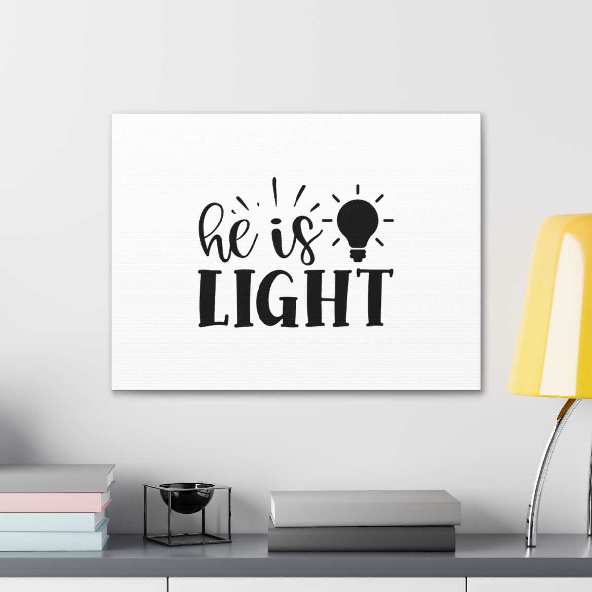 Scripture Walls He Is Light John 8:12 Christian Wall Art Bible Verse Print Ready to Hang Unframed-Express Your Love Gifts