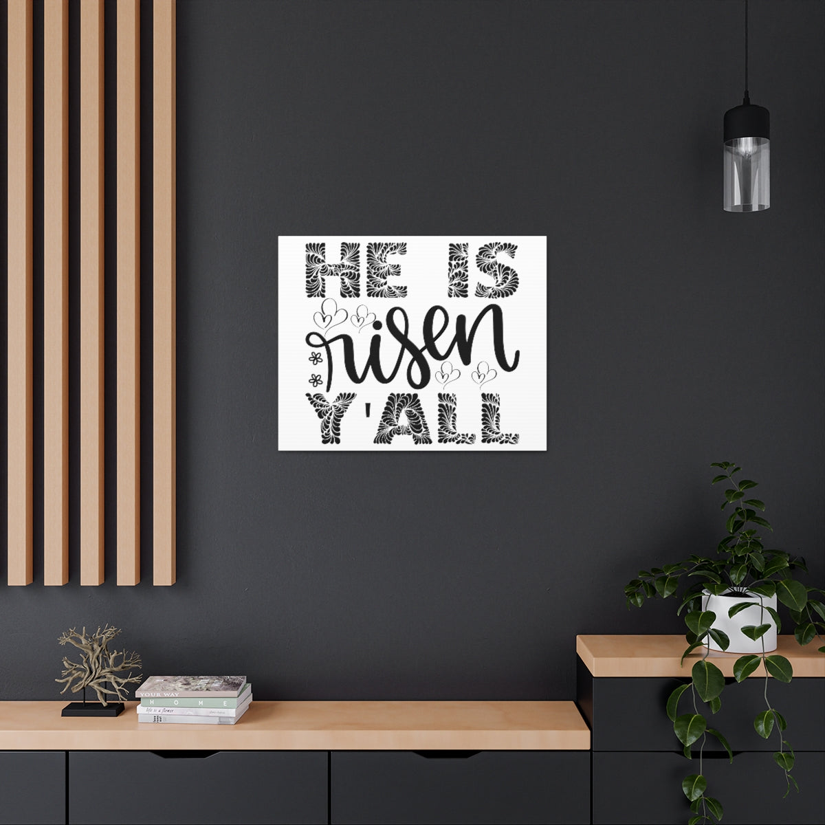 Scripture Walls He Is Risen 1 Corinthians 6:14 Christian Wall Art Print Ready to Hang Unframed-Express Your Love Gifts