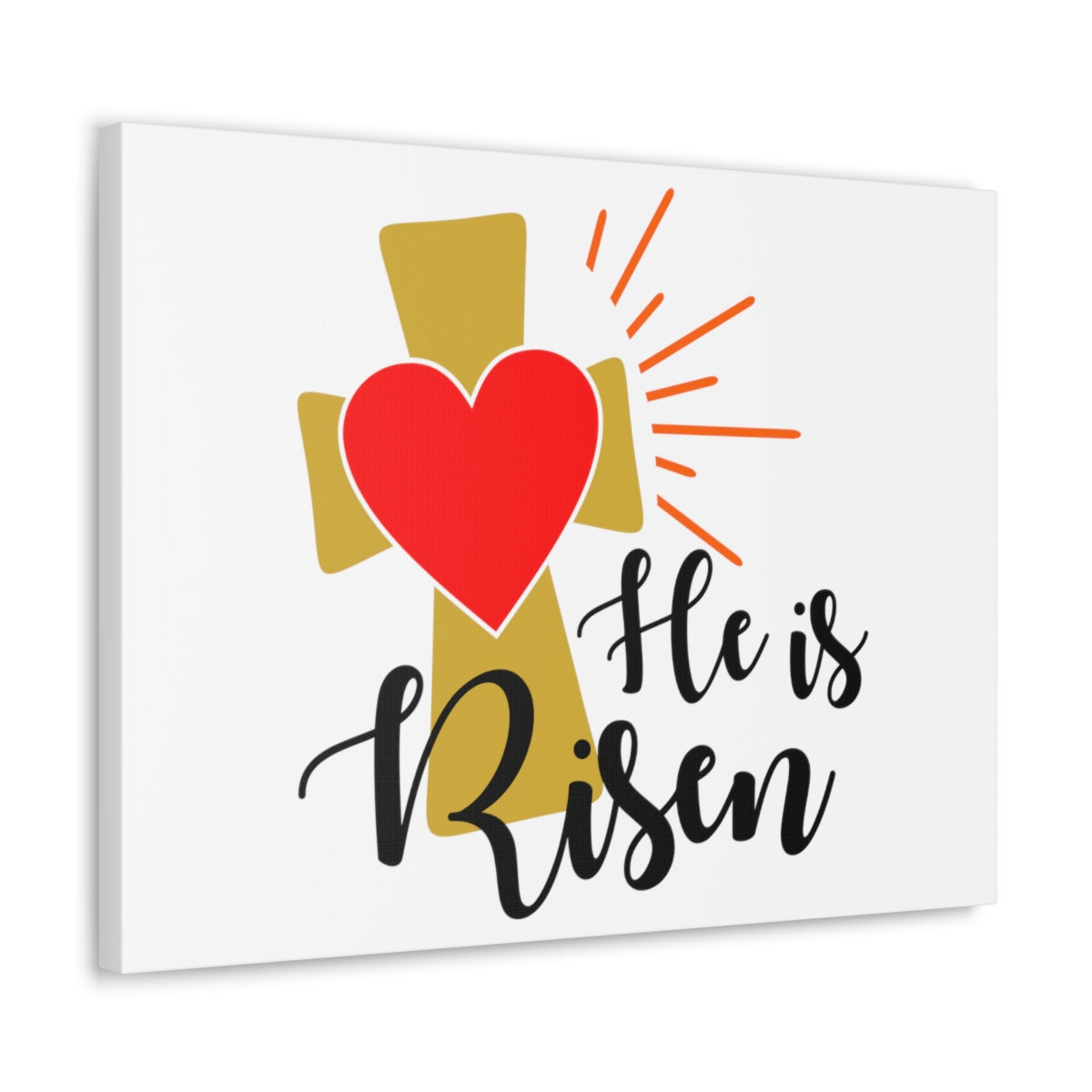 Scripture Walls He Is Risen 1 Peter 1:3 Christian Wall Art Print Ready to Hang Unframed-Express Your Love Gifts