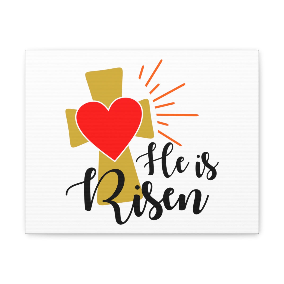 Scripture Walls He Is Risen 1 Peter 1:3 Christian Wall Art Print Ready to Hang Unframed-Express Your Love Gifts
