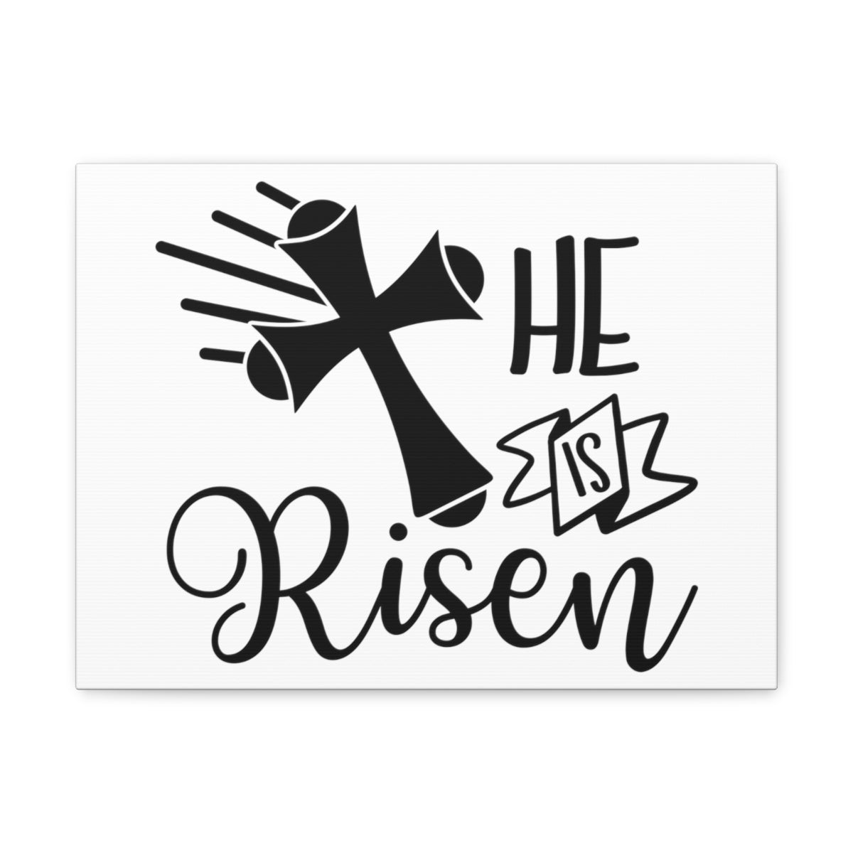 Scripture Walls He Is Risen Job 19:25 Christian Wall Art Print Ready to Hang Unframed-Express Your Love Gifts